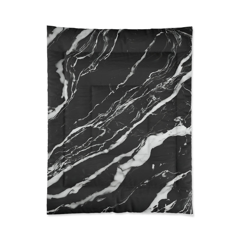 Black Marble Comforter