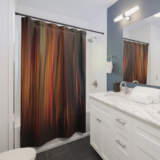 Electric Stripes Shower Curtain