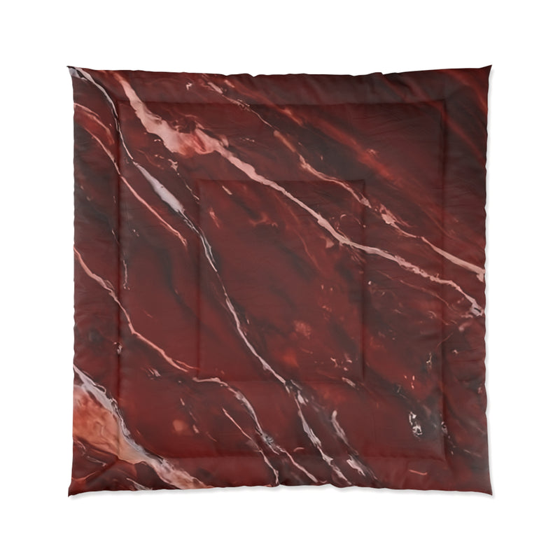 Red Marble Comforter