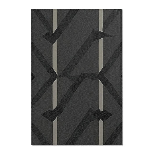 Midnight Grid Area Rug