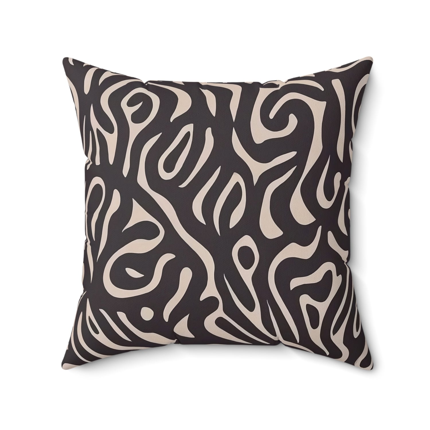 Noir Swirl Pillow