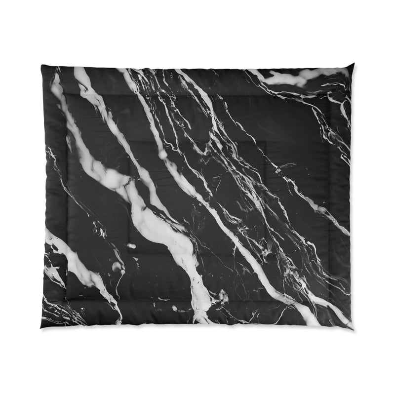 Black Marble Comforter