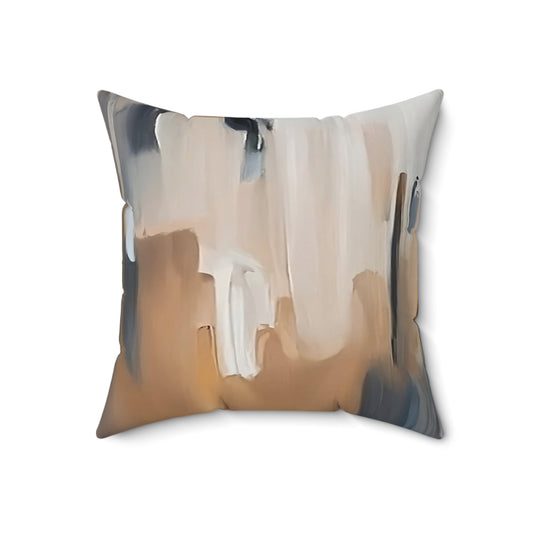 Sand and Sea Spun Polyester Square Pillow