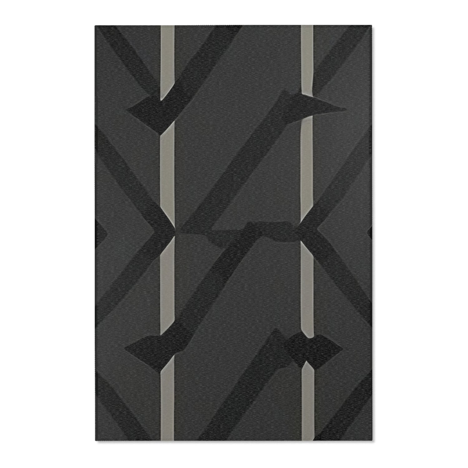 Midnight Grid Area Rug