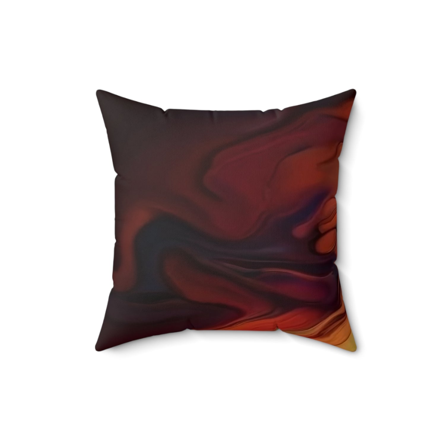 Wine and Sunshine Spun Polyester Square Pillow