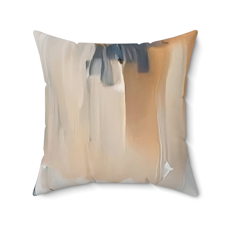 Sand and Sea Spun Polyester Square Pillow