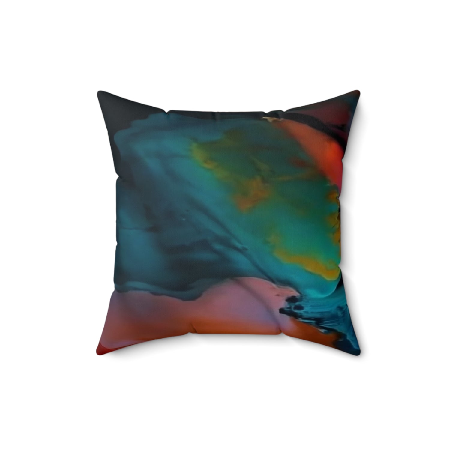 Abstract Masterpiece Spun Polyester Square Pillow