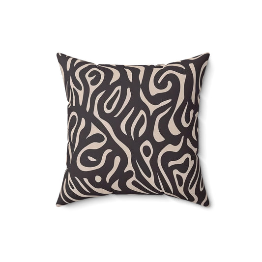 Noir Swirl Pillow