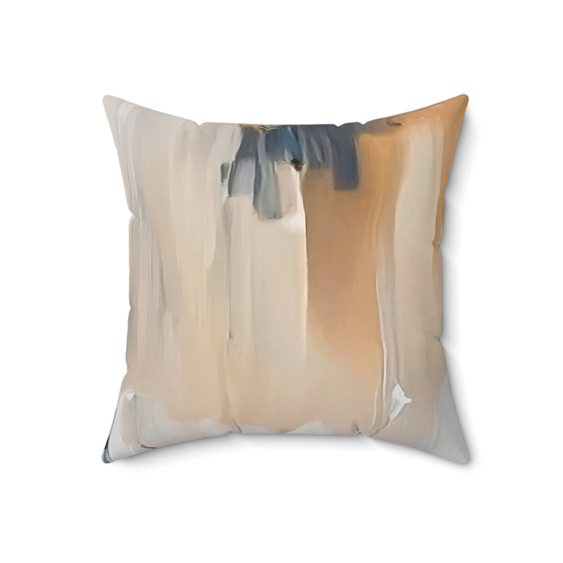 Sand and Sea Spun Polyester Square Pillow