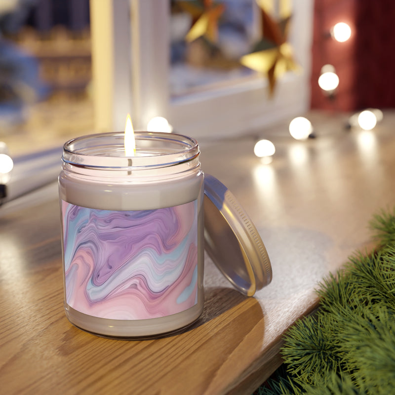 Cotton Candy Swirl Scented Candles