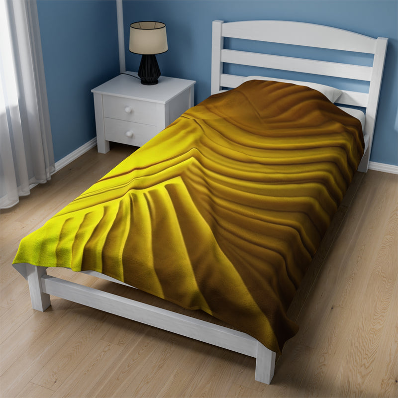 Sunshine Velveteen Plush Blanket