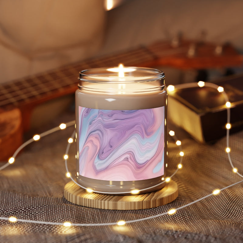 Cotton Candy Swirl Scented Candles