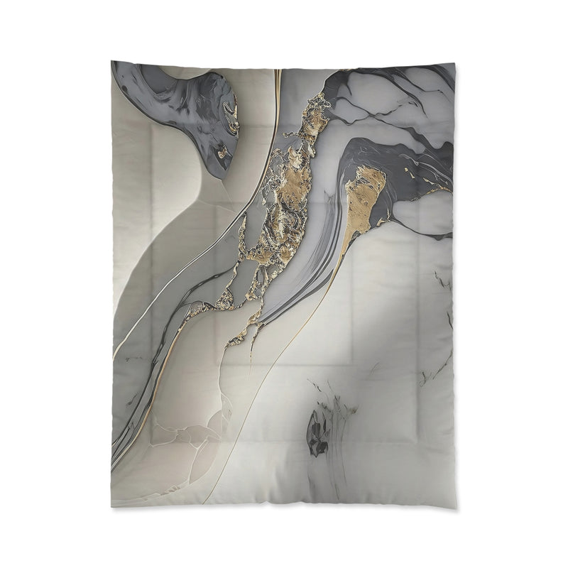 Noir Marble Treasures Comforter