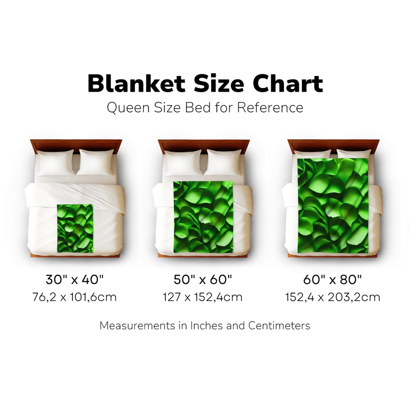 Leafy Haven Velveteen Plush Blanket